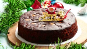 Plum Cake Is the Heart of Christmas Celebrations shown through a classic festive plum cake