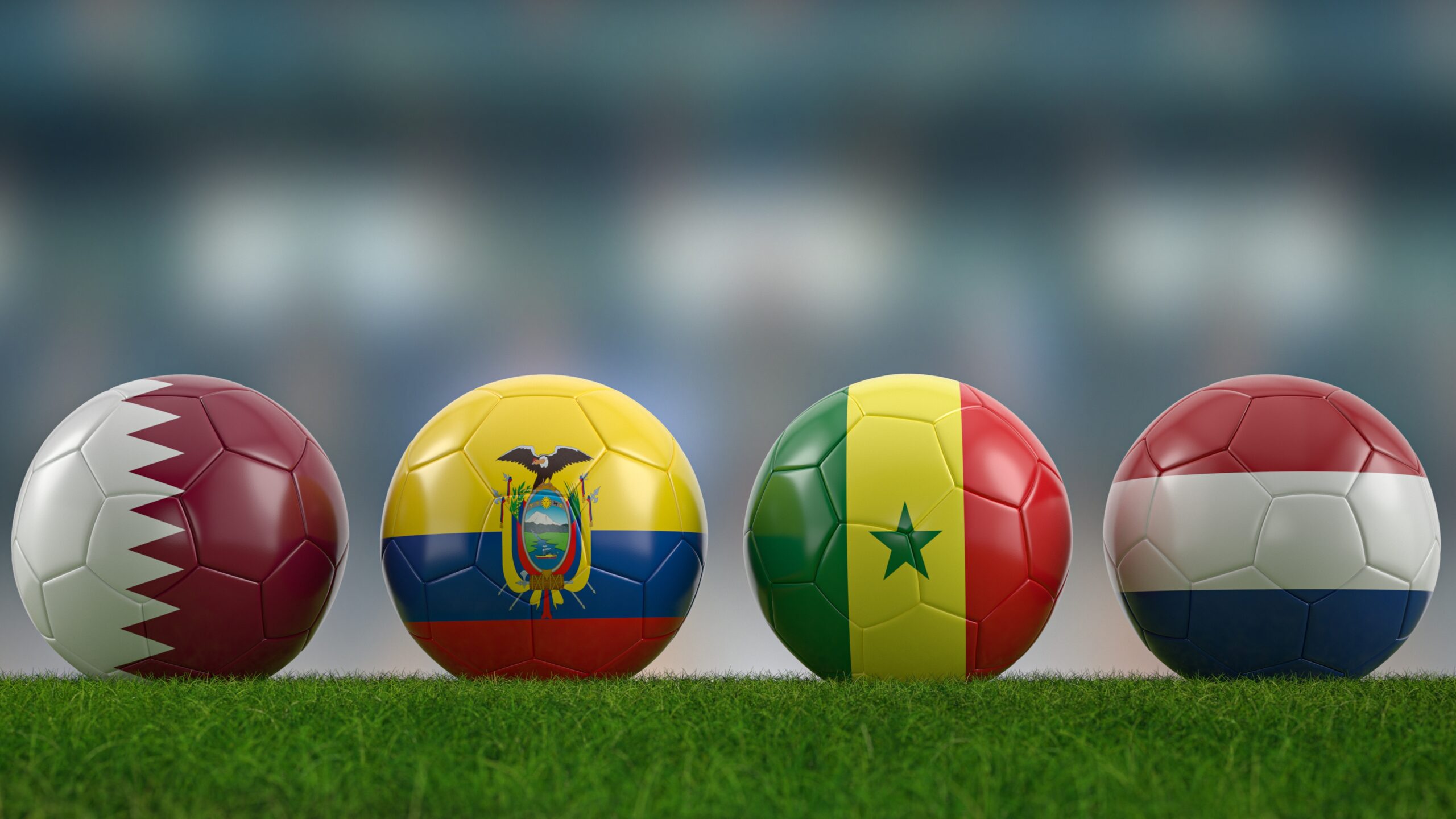 Event-Driven Travel: Trips Around Major Sports and Festivals in 2026 represented by footballs with international country flags on a stadium field