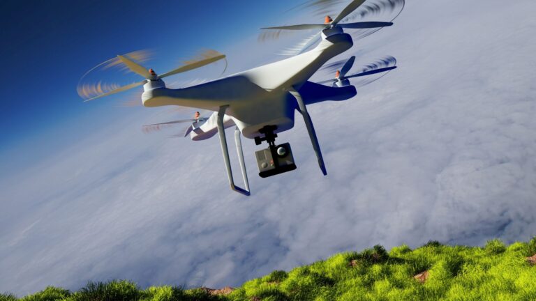 AI swarm drones saving lives by coordinating autonomous aerial surveillance and real-time data collection during disaster response and emergency rescue operations