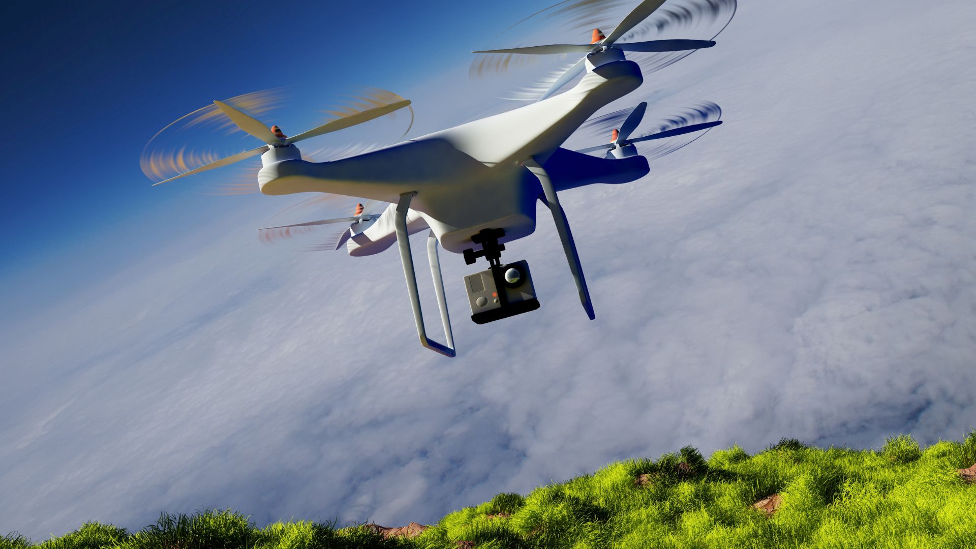 AI swarm drones saving lives by coordinating autonomous aerial surveillance and real-time data collection during disaster response and emergency rescue operations